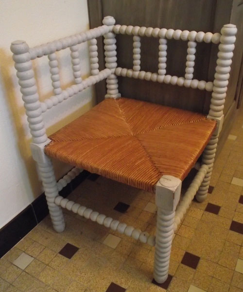 old french corner seat